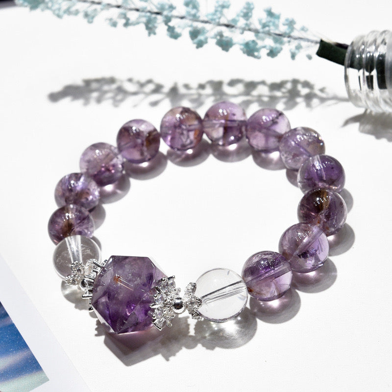 Inner Peace - Purple Asay Crystal Bracelet