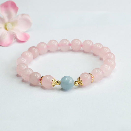 I'm in love - Rose Quartz bracelet