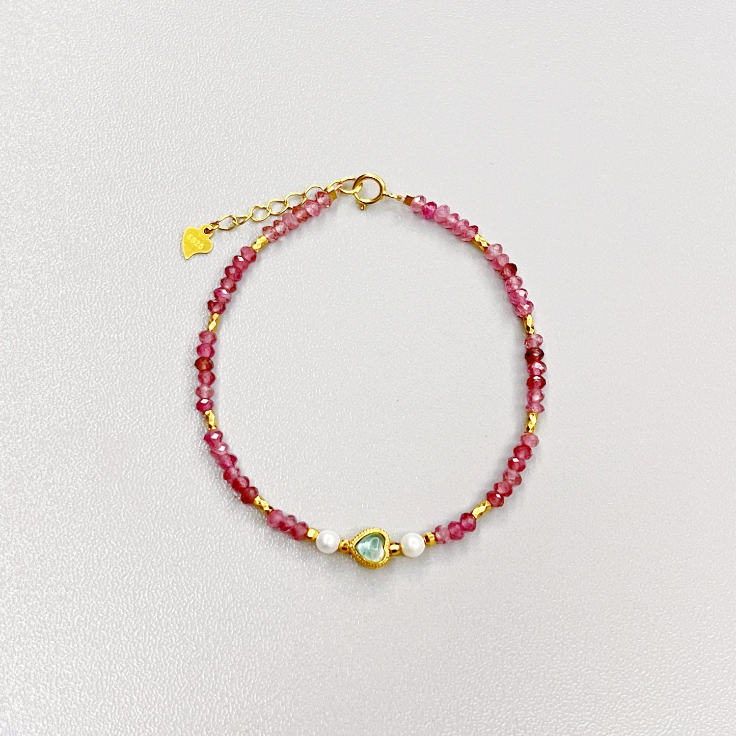 Romance Love - Pink Tourmaline bracelet