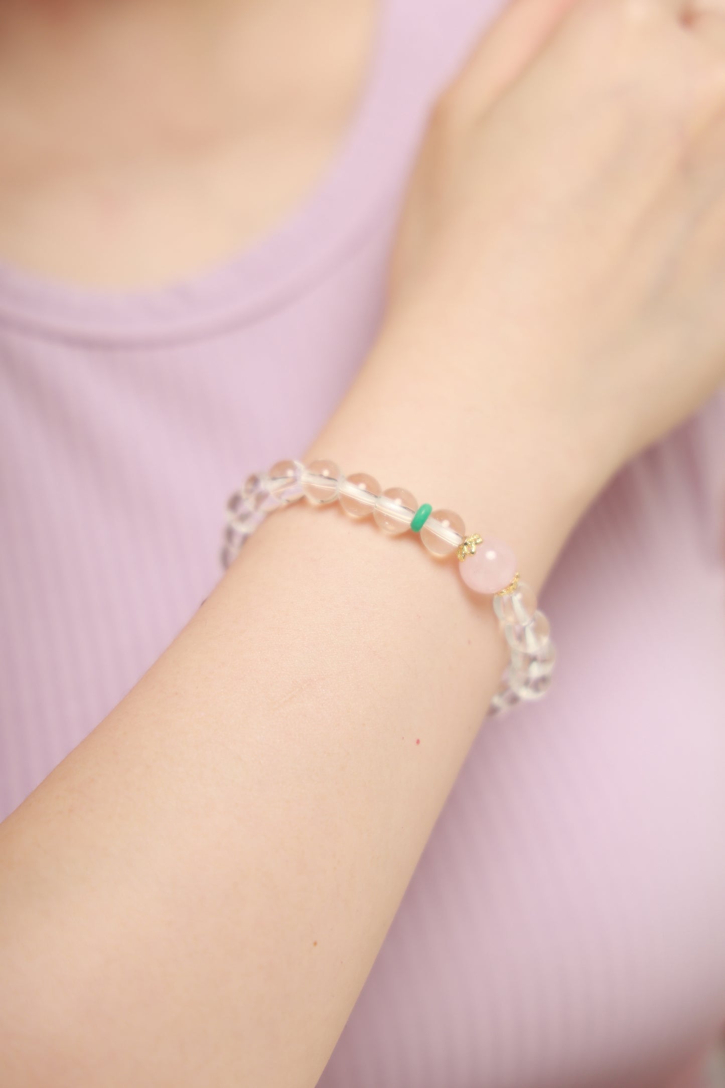 A Pure Heart - Clear Quartz Bracelet