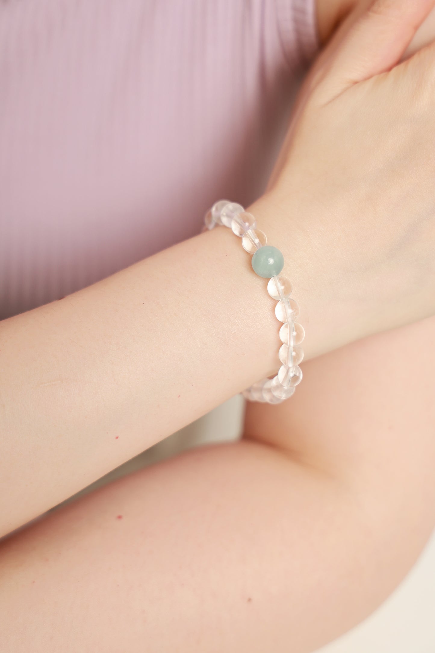 Heart Healing- Clear Quartz bracelet