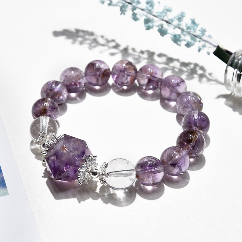 Inner Peace - Purple Asay Crystal Bracelet