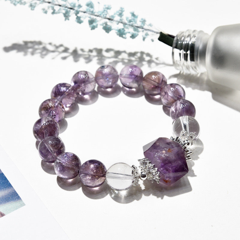 Inner Peace - Purple Asay Crystal Bracelet