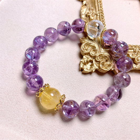 Crystal Angel - Purple Ace Bracelet