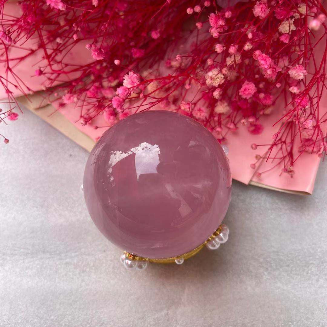 Madagascar Rose Quartz Sphere