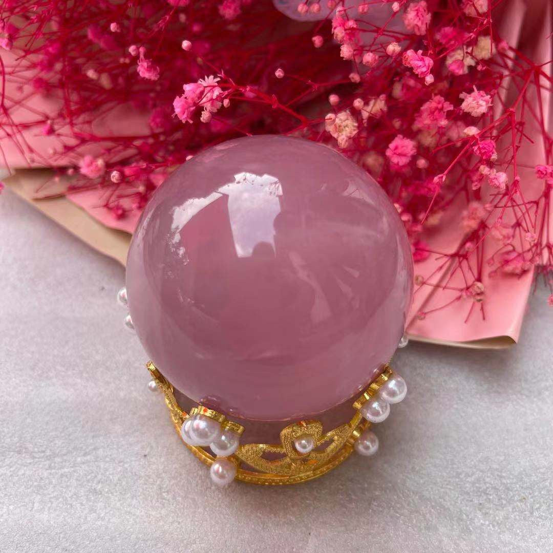 Madagascar Rose Quartz Sphere