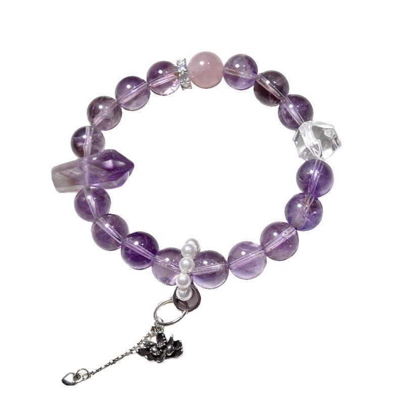 Relax Moment - Purple Asay Crystal Bracelet