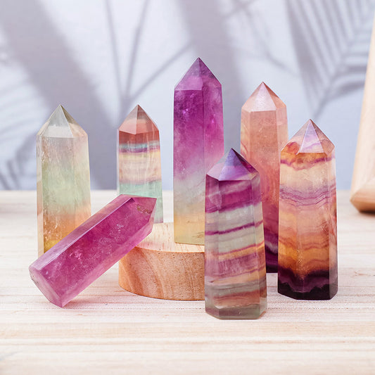 Endless Blessing - Rainbow Fluorite Point