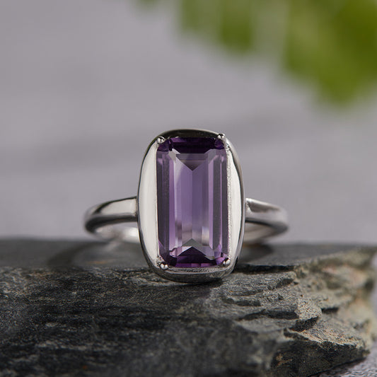 Wealth Energy - Amethyst Ring