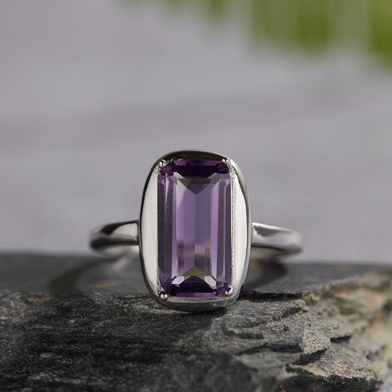 Wealth Energy - Amethyst Ring