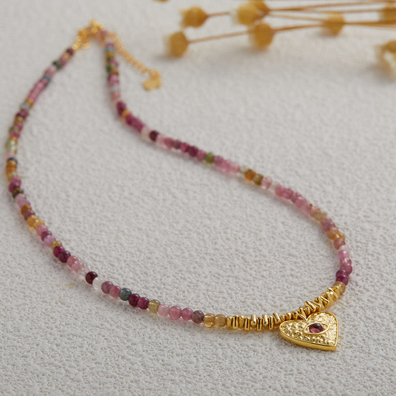 Heartbeats - Tourmaline Necklace