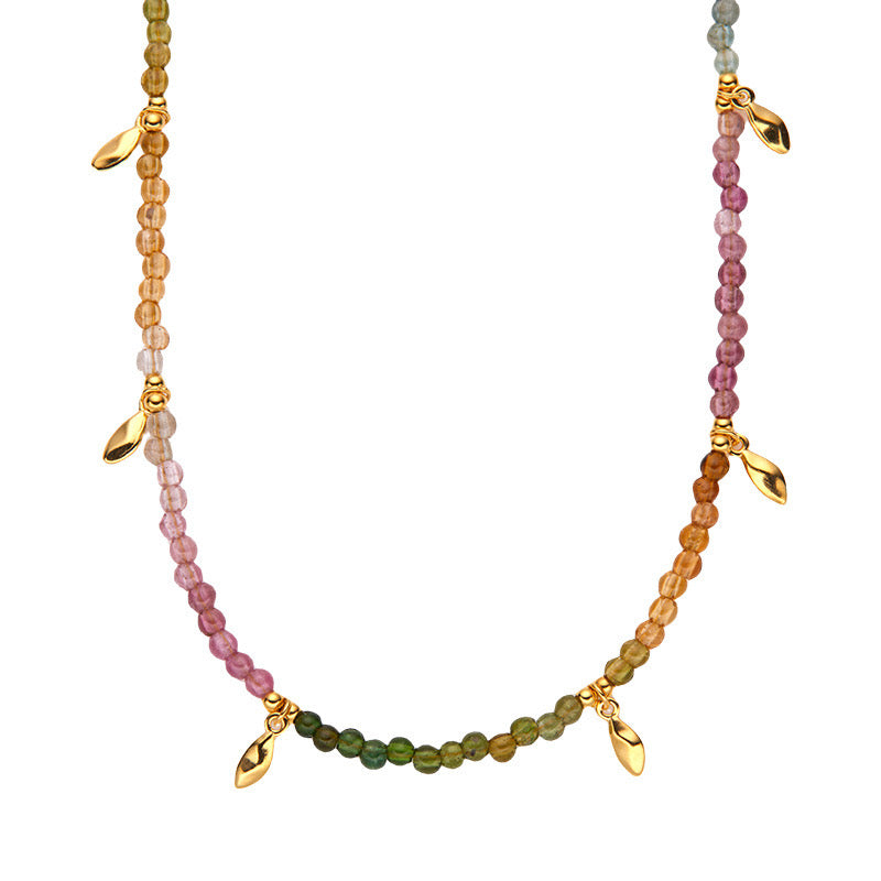 Rainbow Time - Tourmaline Necklace & Bracelet