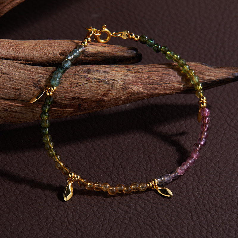 Rainbow Time - Tourmaline Necklace & Bracelet