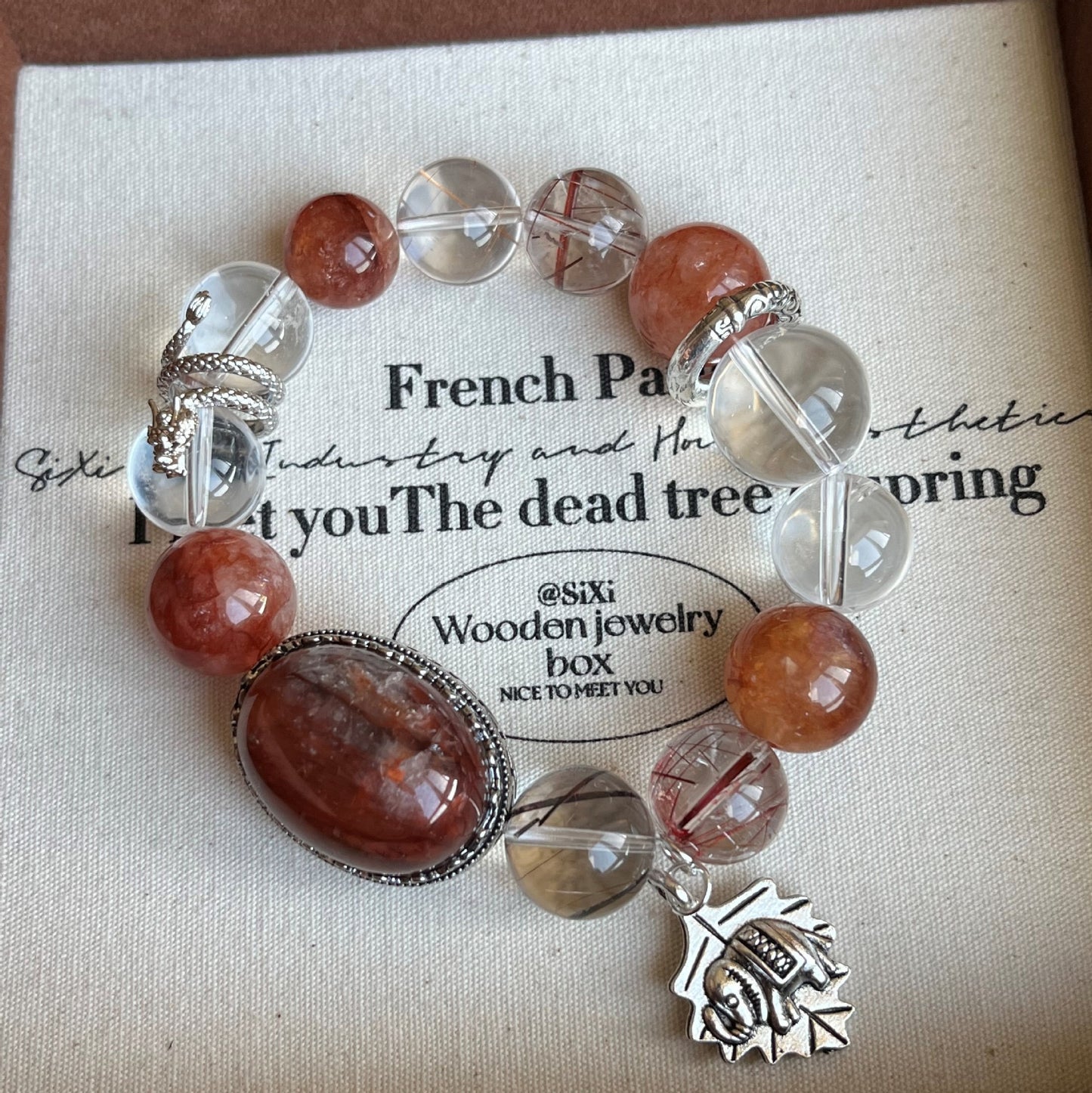 Life Force - Red Hematoid Quartz Bracelet