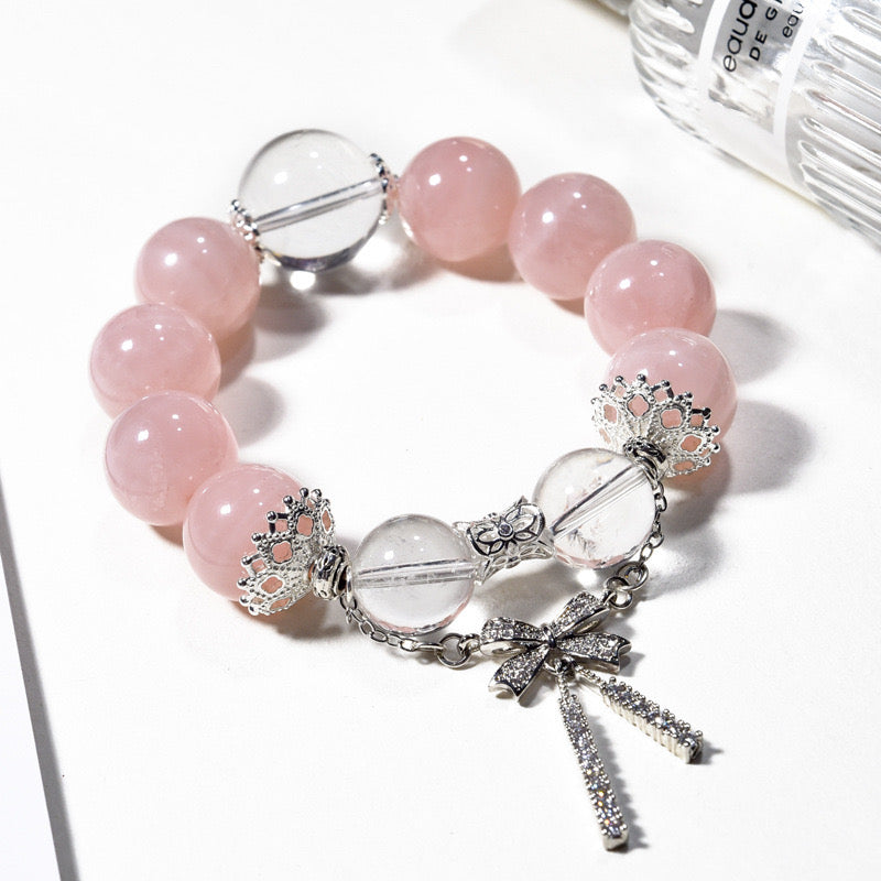 Like a Young Girl - Crystal Bowknot Bracelet