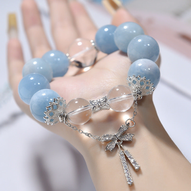 Like a Young Girl - Crystal Bowknot Bracelet