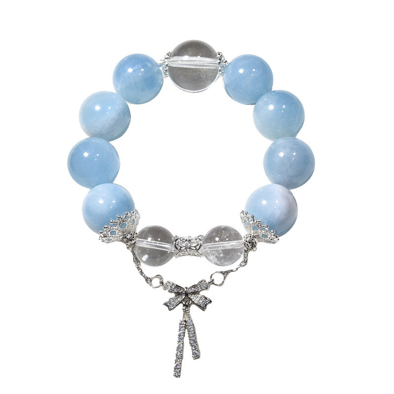 Like a Young Girl - Crystal Bowknot Bracelet