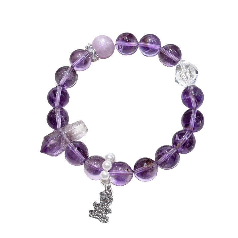 Spiritual Bear - Amethyst Bracelet