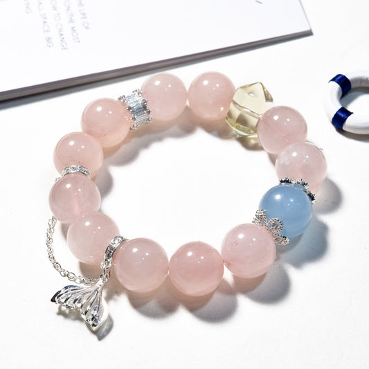 Merman's Love - Rose Quartz Bracelet