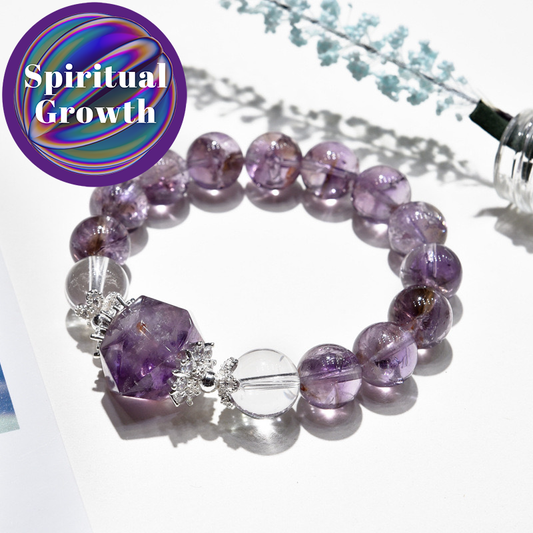 Inner Peace - Purple Asay Crystal Bracelet