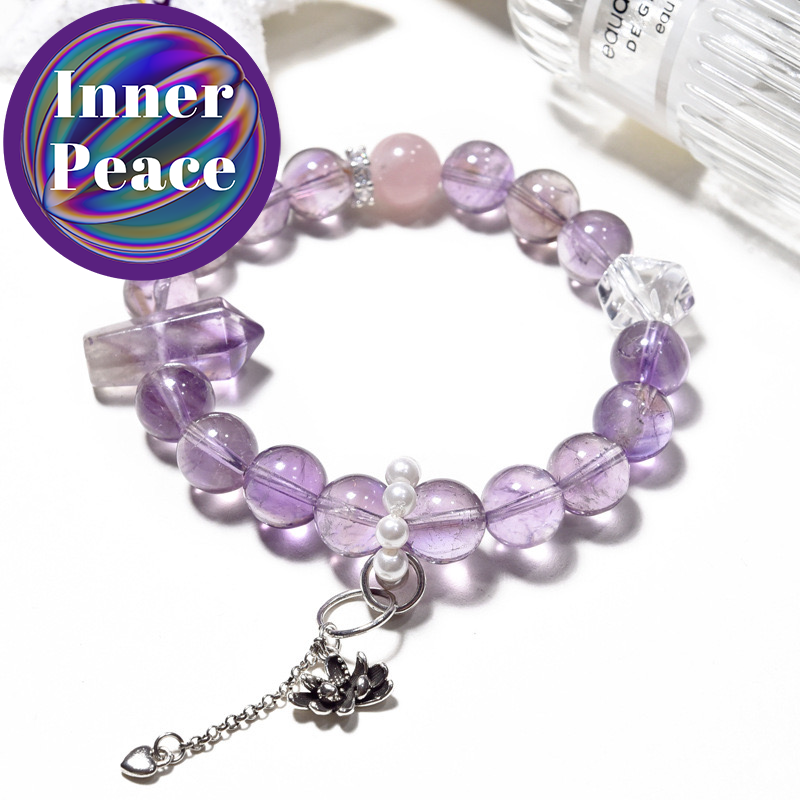 Relax Moment - Purple Asay Crystal Bracelet